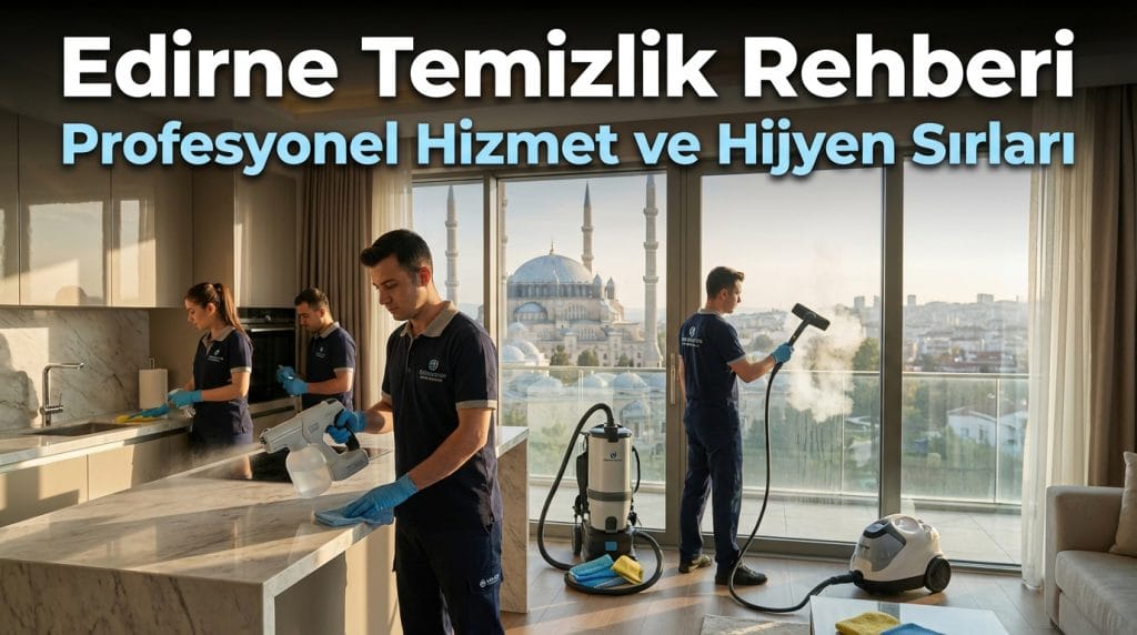 Edirne temizlik hizmetlerinde profesyonel çözümler. Ev, ofis, inşaat sonrası ve koltuk yıkamada bilimsel yöntemlerle hijyen sağlıyoruz. Hemen detaylı bilgi alın!